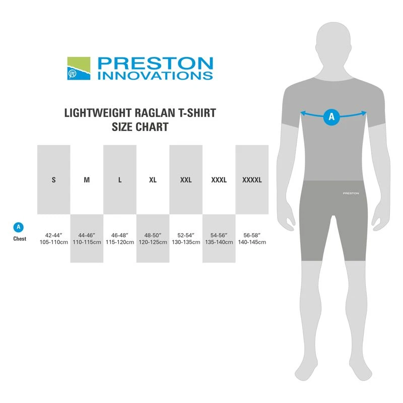 Preston Innovations Lightweight White Raglan T-Shirt